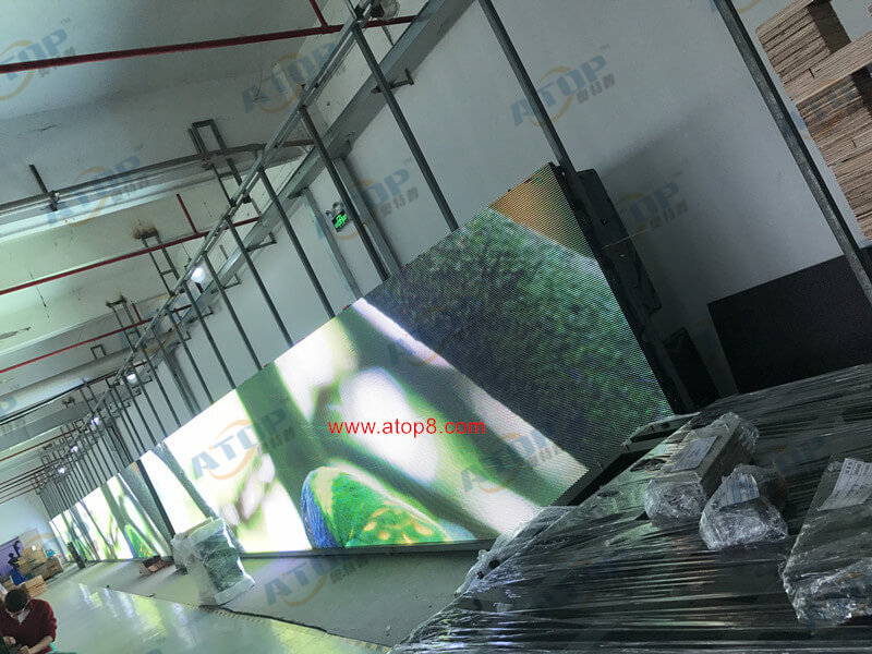 Fabrikpreis Outdoor Dual Service 960x960mm Energiesparender LED-Bildschirm Lieferant-Atop